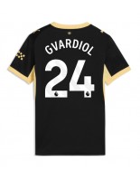 Manchester City Josko Gvardiol #24 Venkovní Dres pro Dámské 2026-27 Krátký Rukáv